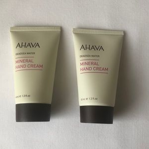 5/$25 2 AHAVA Dead Sea Mineral Hand Cream Travel Size
